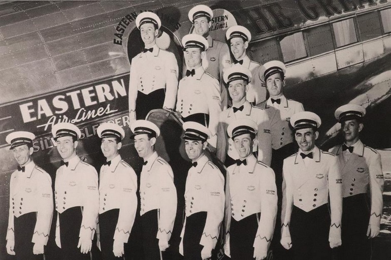 Les stewards d'Eastern Air Lines dans les années 1930