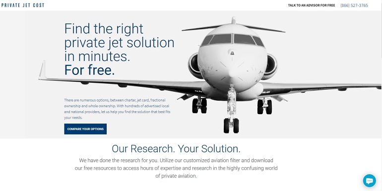 PrivateJetCost.com propose des solutions adaptés pour les besoins spécifiques de toute leur clientèle en terme de jet privé et d'avion d'affaire