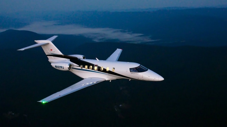 Photo du jet d'affaire Pilatus PC-24