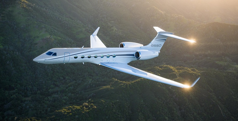 Photo du jet privé Gulfstream G550