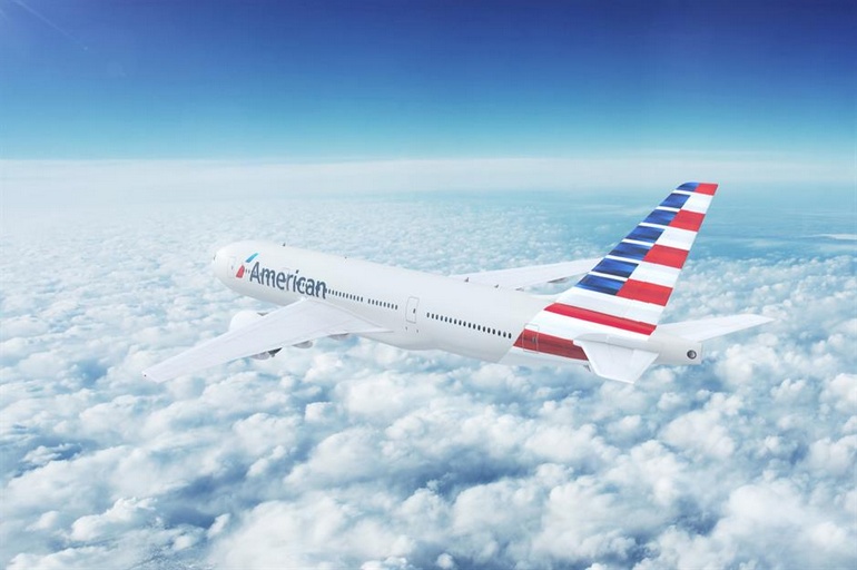 Un vol American Airlines en 2017