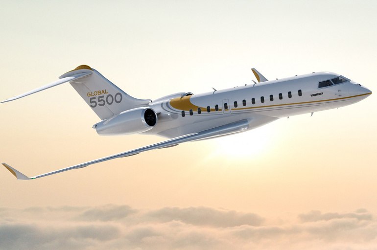 Photo du Bombardier Global 5500