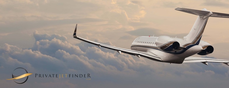 Photo illustrative du site PrivateJetFinder.com